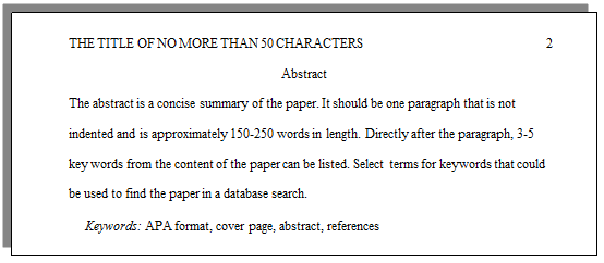 how to use apa format in a paper